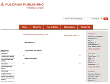 Tablet Screenshot of fulcrum-books.com